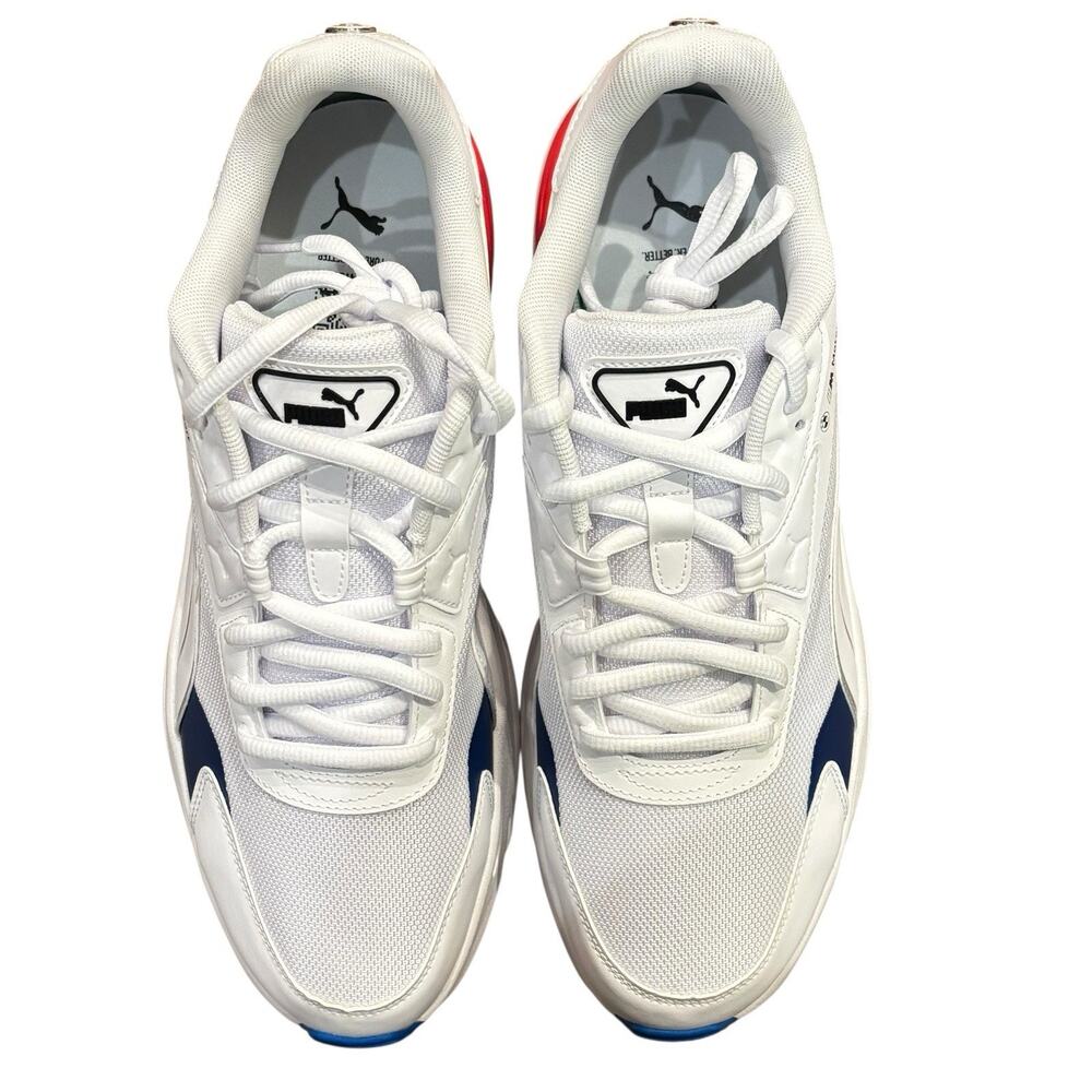 Puma x BMW White Blue & Red MMS VIS2K Sneakers Men's Size 12 NEW